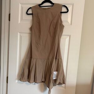 ASOS Brown Short Sleeve Dress